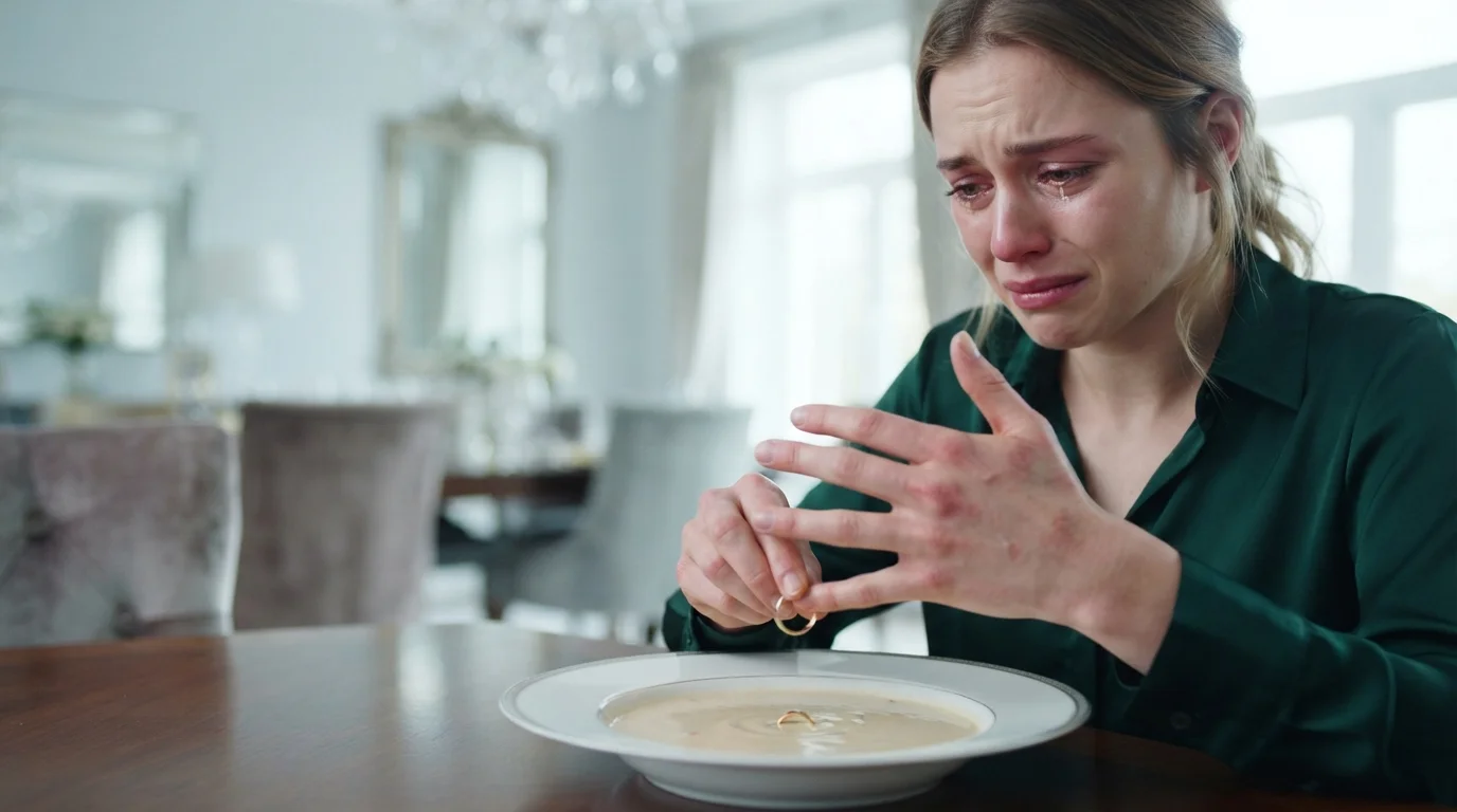 She Dropped Her Ring in Soup Before the Lawyer Arrived - Viral Story
