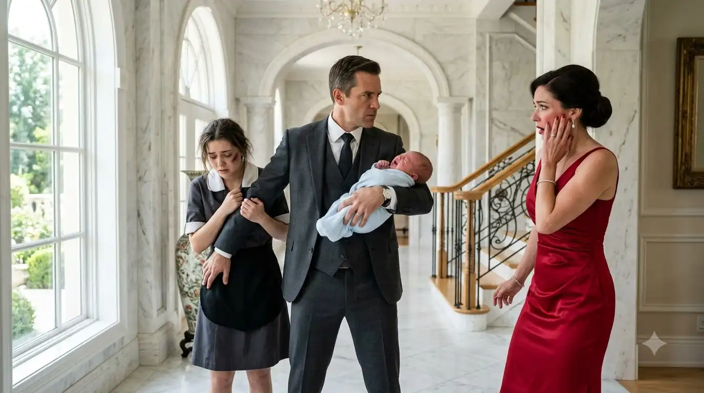 Her Husband Discovered the Truth About the Maid's Bruises